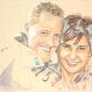 Michael Schumacher and Michelle Mouton