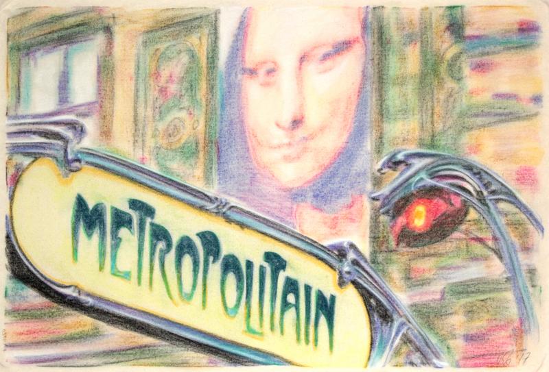 Metropolitain sign from Paris